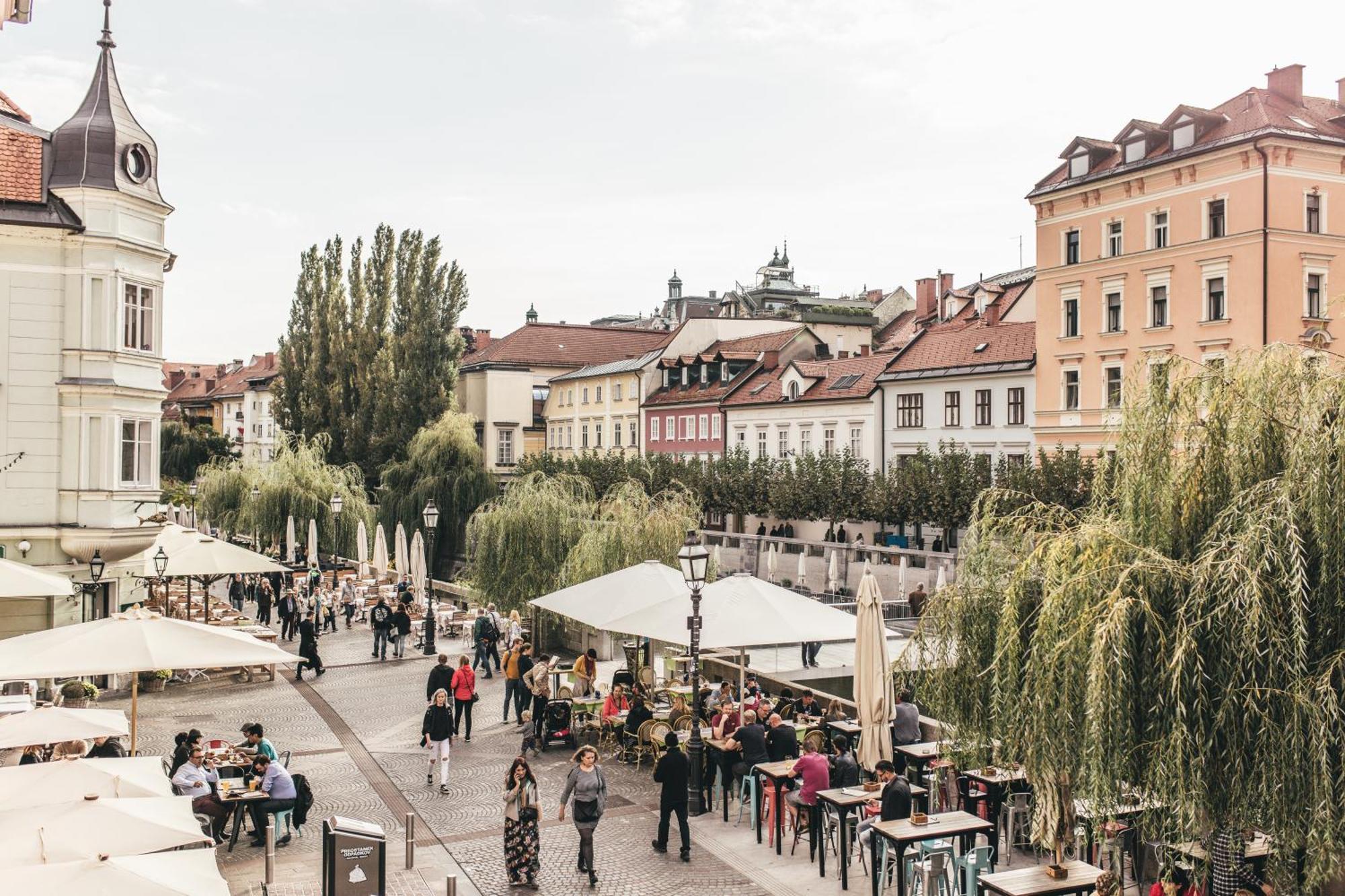 Tromostovje Apartments Ljubljana Kültér fotó